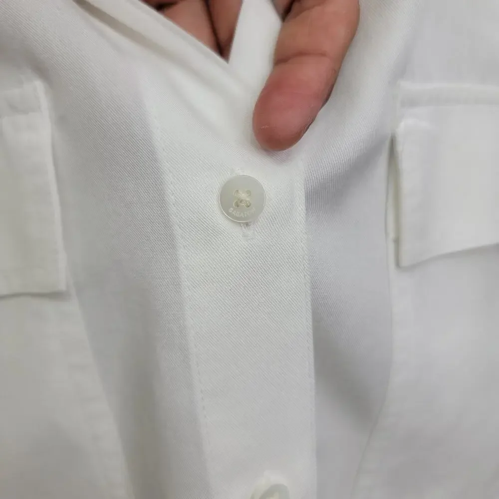 BABATON UTILITY RELAXED SHIRT, WHITE SIZE S - Picture 6 of 9